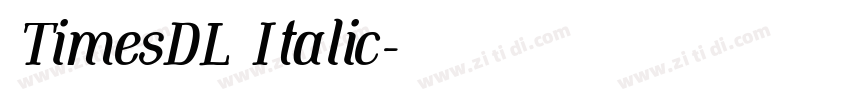 TimesDL Italic字体转换 TimesDL Italic字体转换